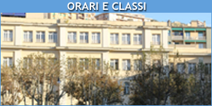 Orari e classi della Scuola Secondaria di I° Grado